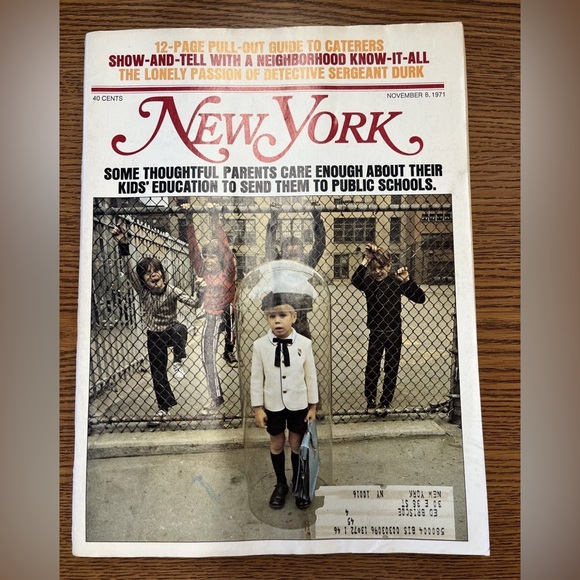 Other - Vintage New York Magazine November 8, 1971
